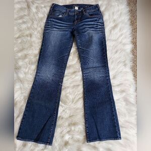 Silver Aiko Bootcut Distressed womens‎ Low-rise Jeans SZ 28